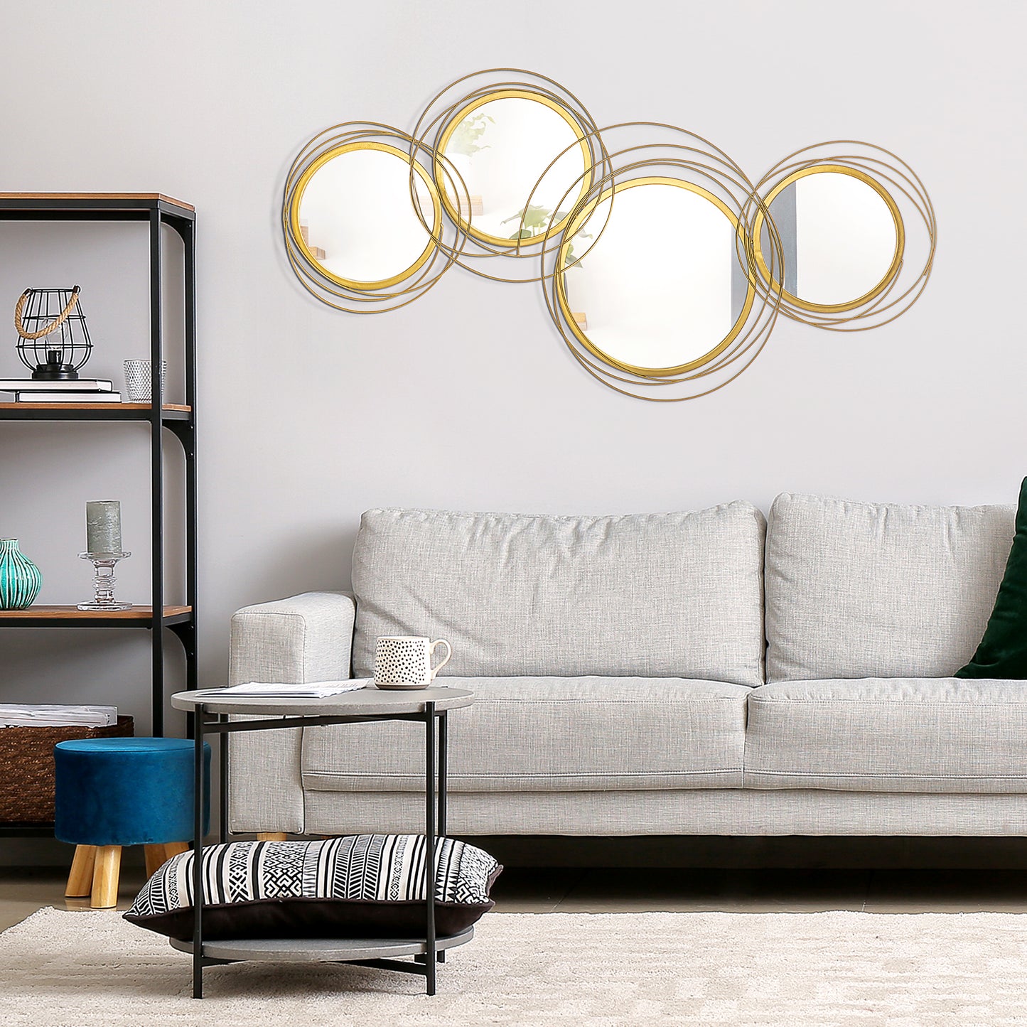 Modern Circular Mirror Wall Art