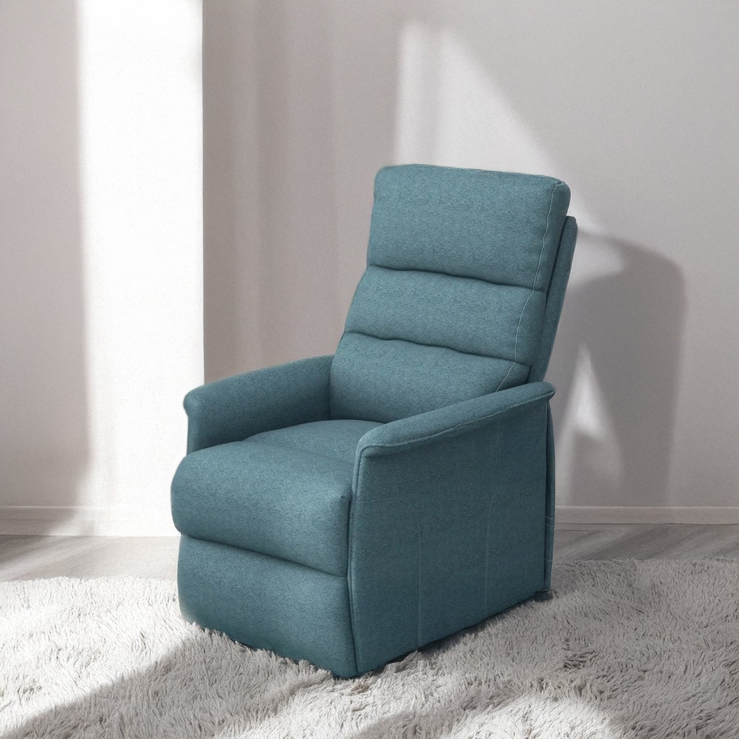 Power Lift Recliner Chair with Remote Control, Blue