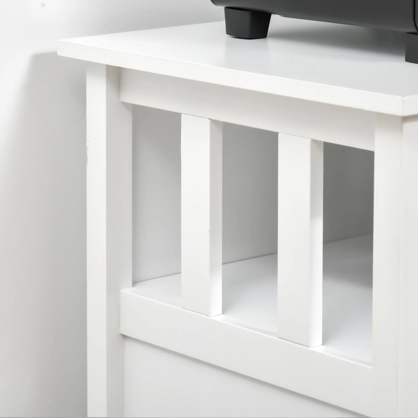 42" Storage Cabinet with 2 Doors and Adjustable Shelving, White