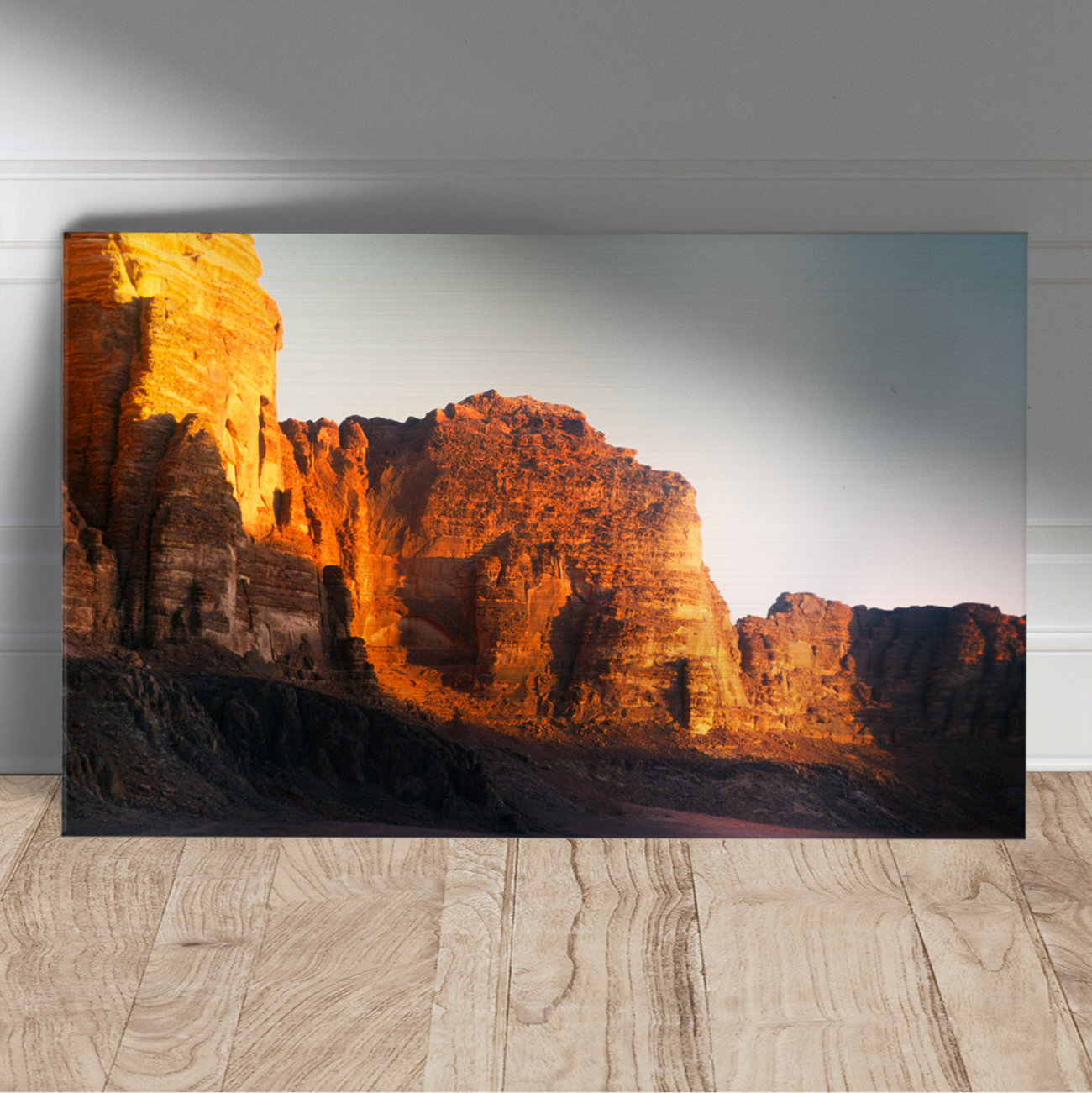 Majestic Red Rock Landscape Metal Wall Art