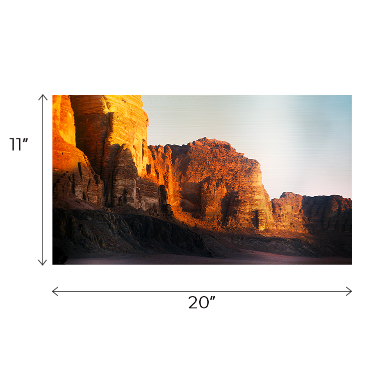 Majestic Red Rock Landscape Metal Wall Art