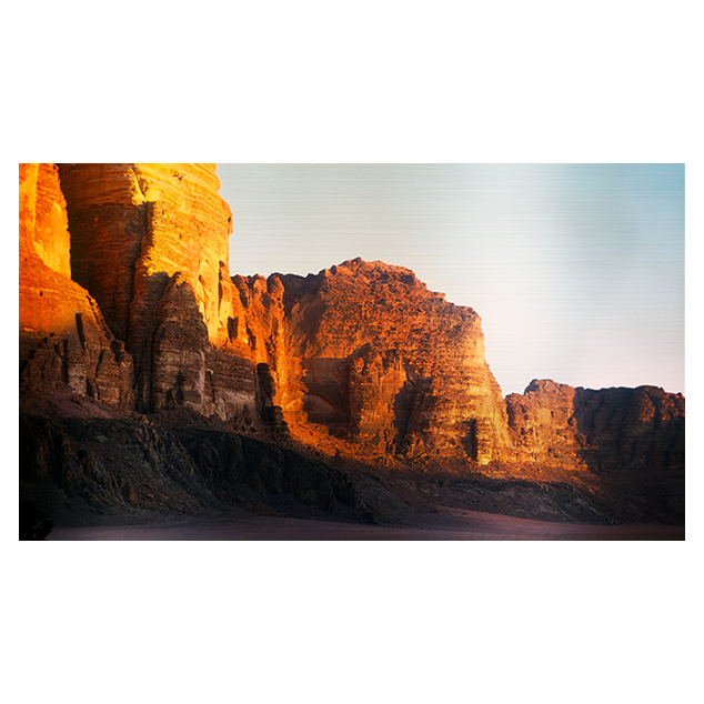 Majestic Red Rock Landscape Metal Wall Art