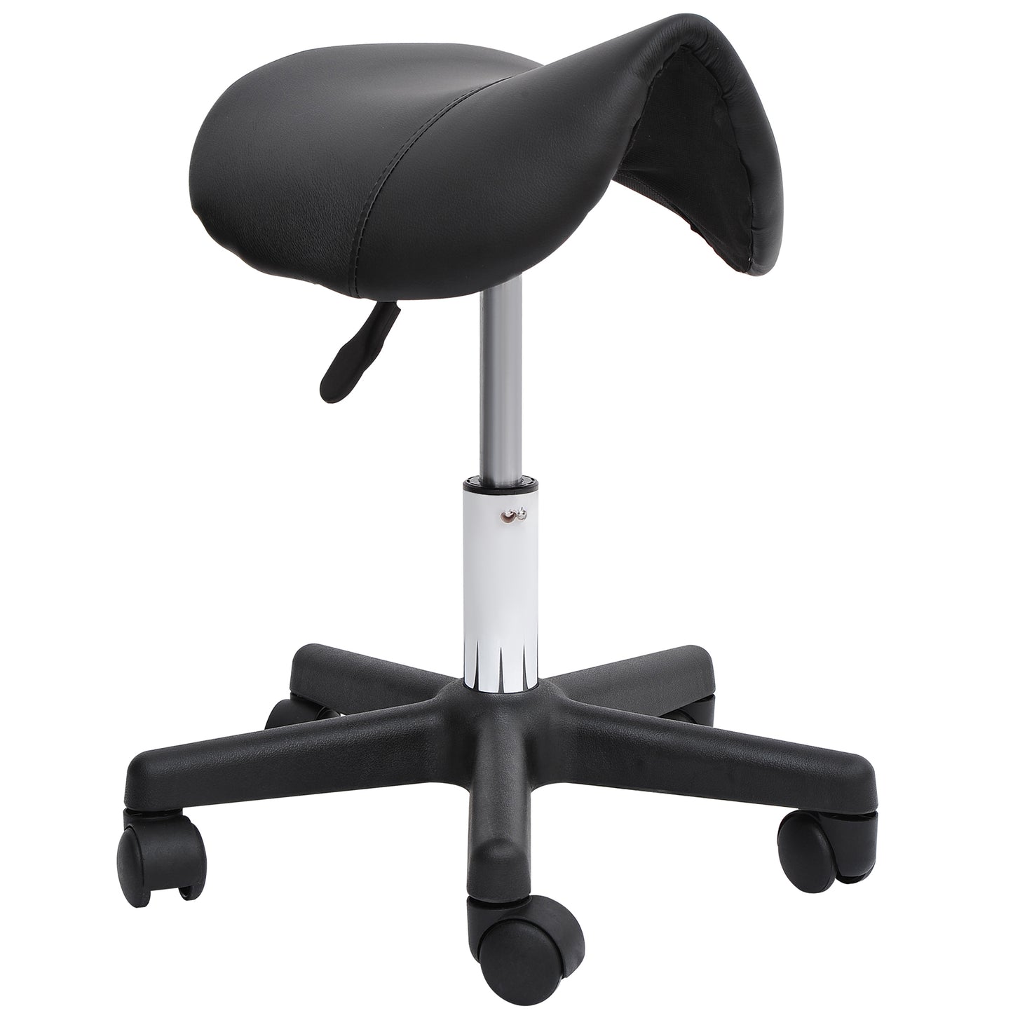 Hydraulic Swivel Saddle Stool with Adjustable Height