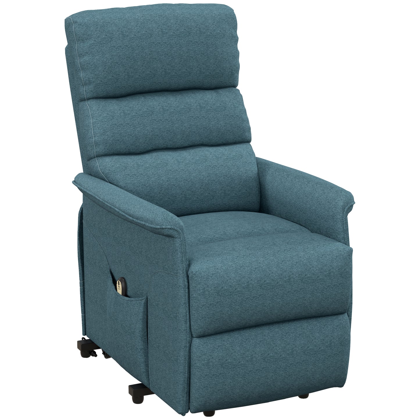 Power Lift Recliner Chair with Remote Control, Blue