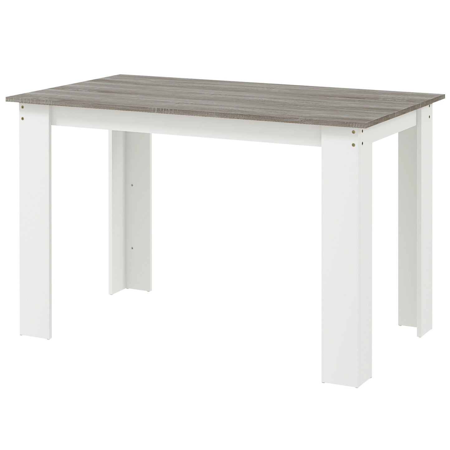 Modern Grey Dining Table for 4-6 People