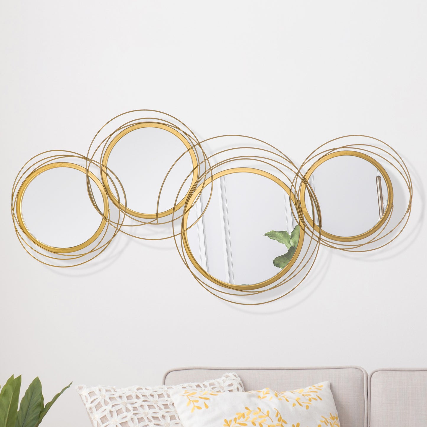 Modern Circular Mirror Wall Art
