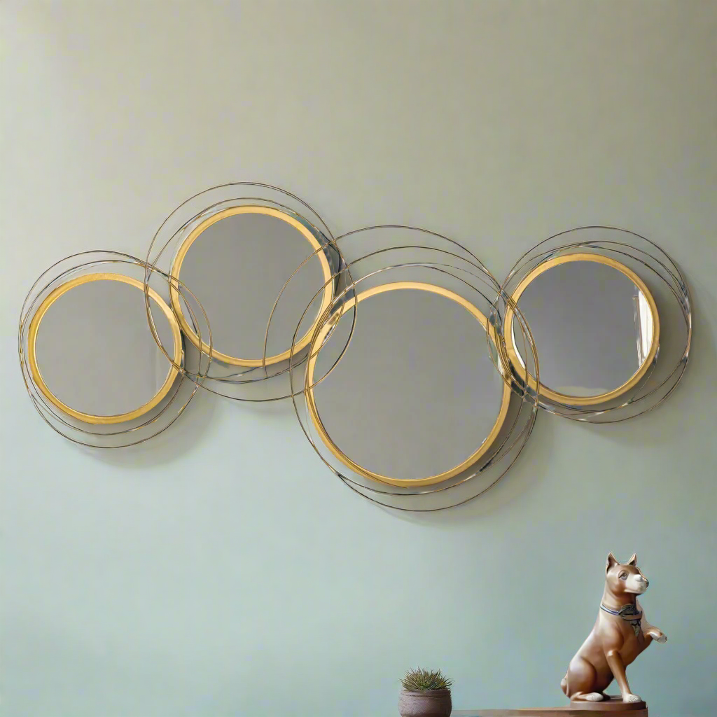 Modern Circular Mirror Wall Art