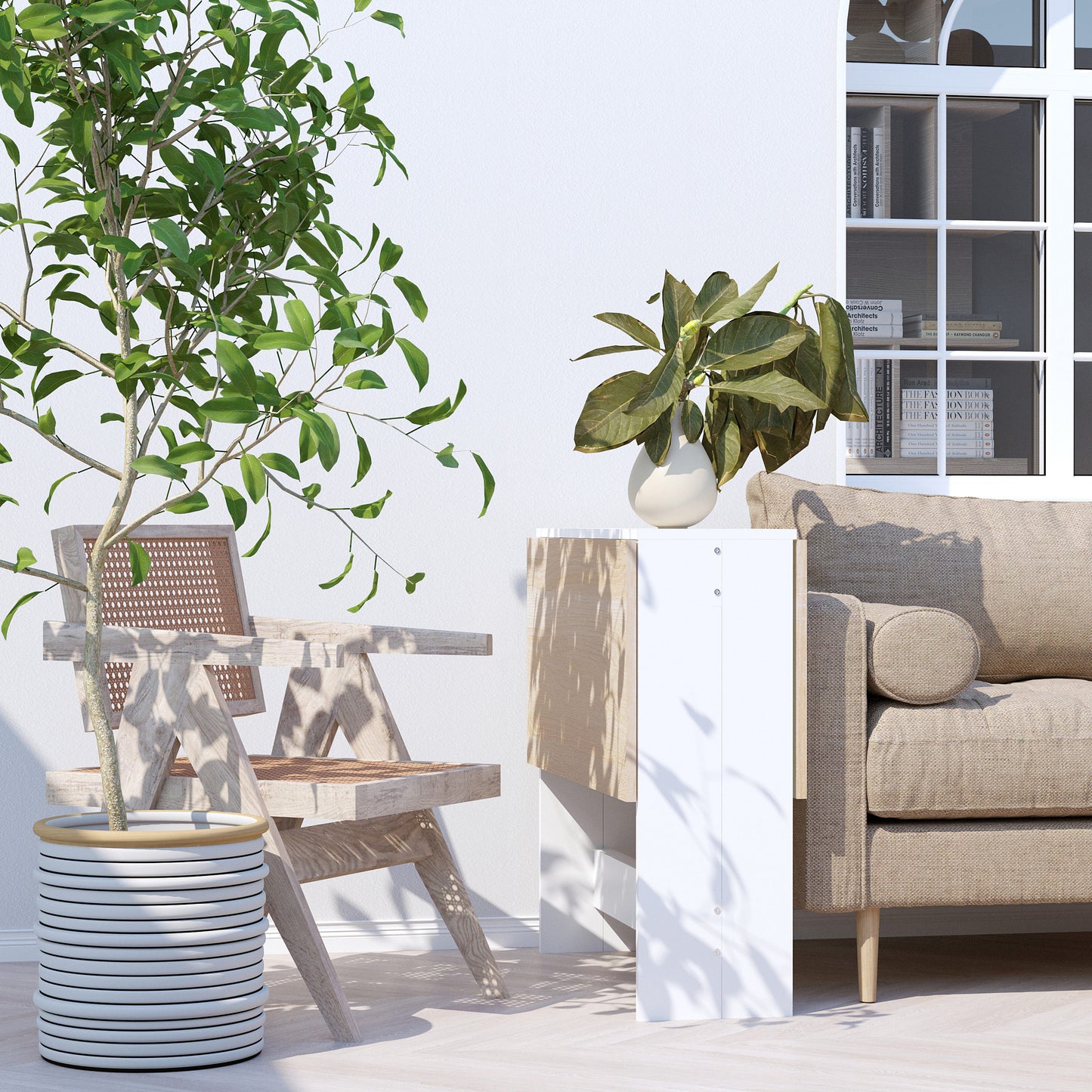 Drop Leaf Folding Dining Table with Expandable Surface