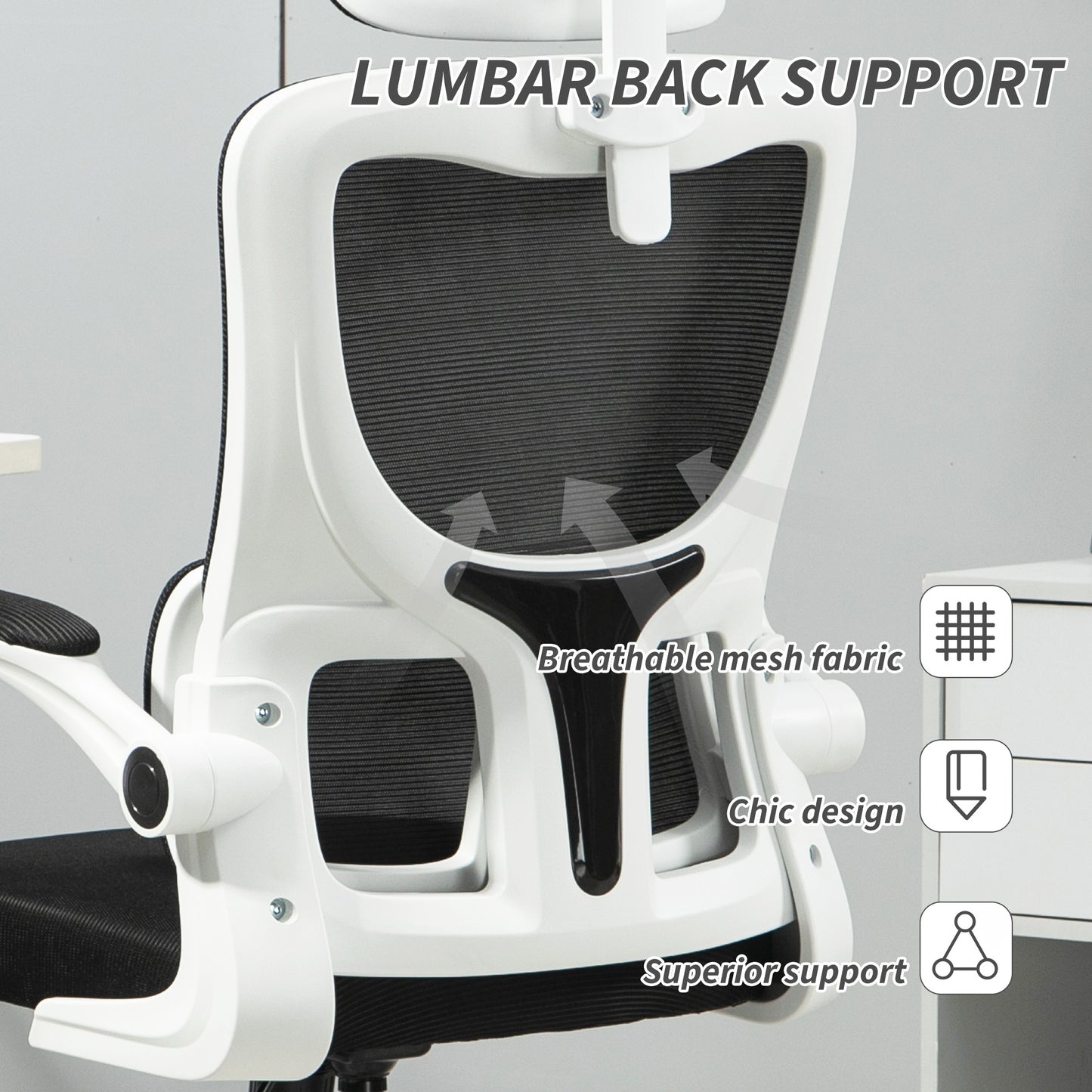 Ergonomic Mesh Office Chair - Black