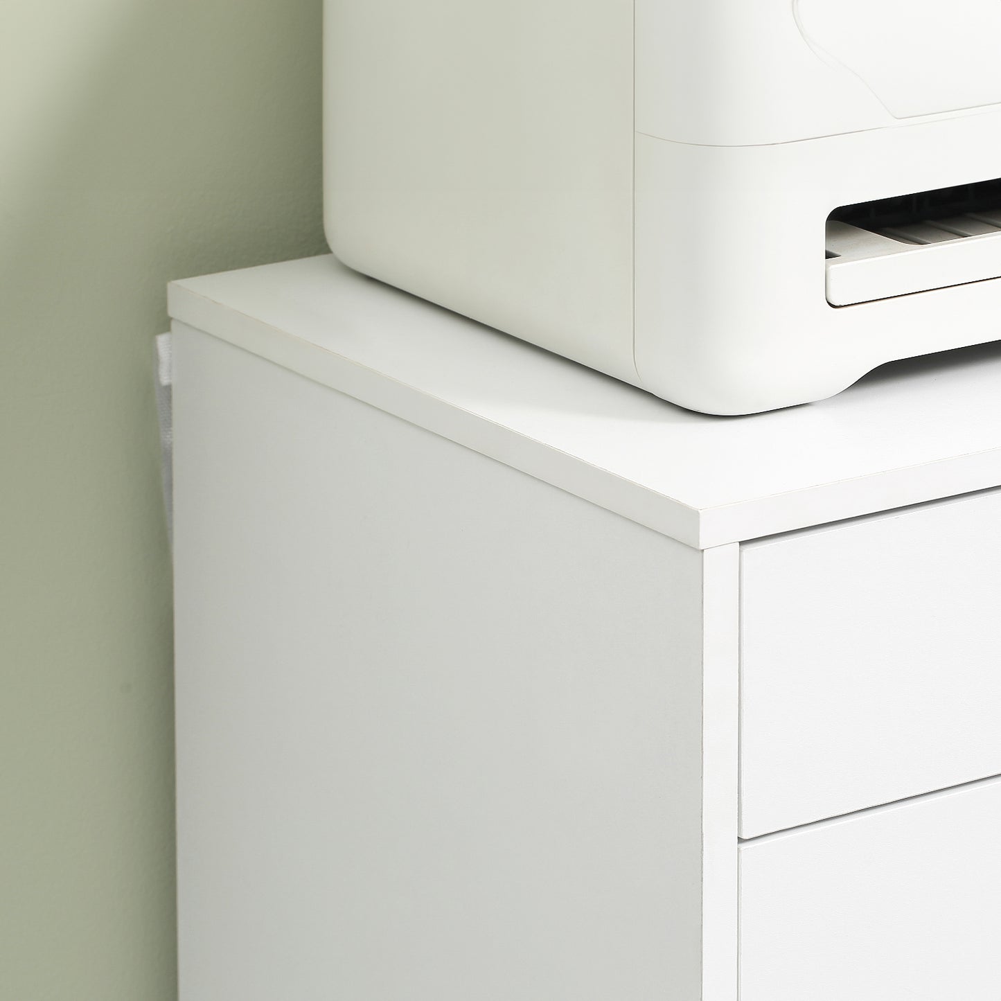 7-Drawer Mobile Storage Cabinet for Home Office - White