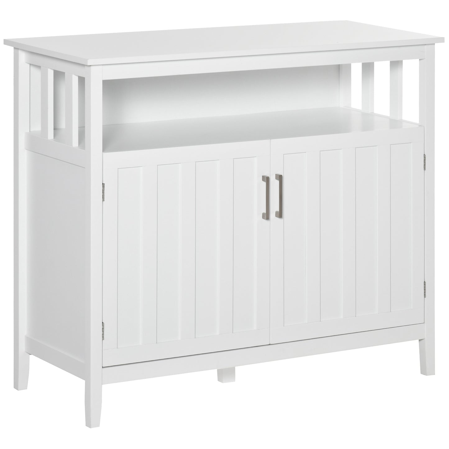 42" Storage Cabinet with 2 Doors and Adjustable Shelving, White