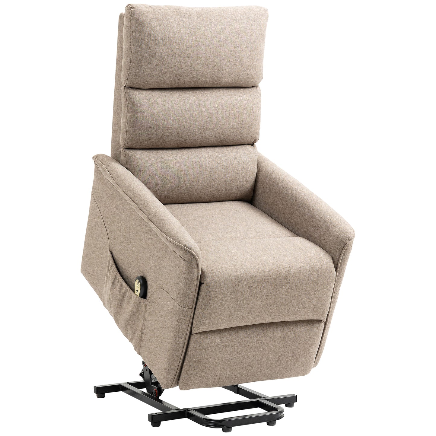 Power Lift Recliner Chair with Remote Control, Brown