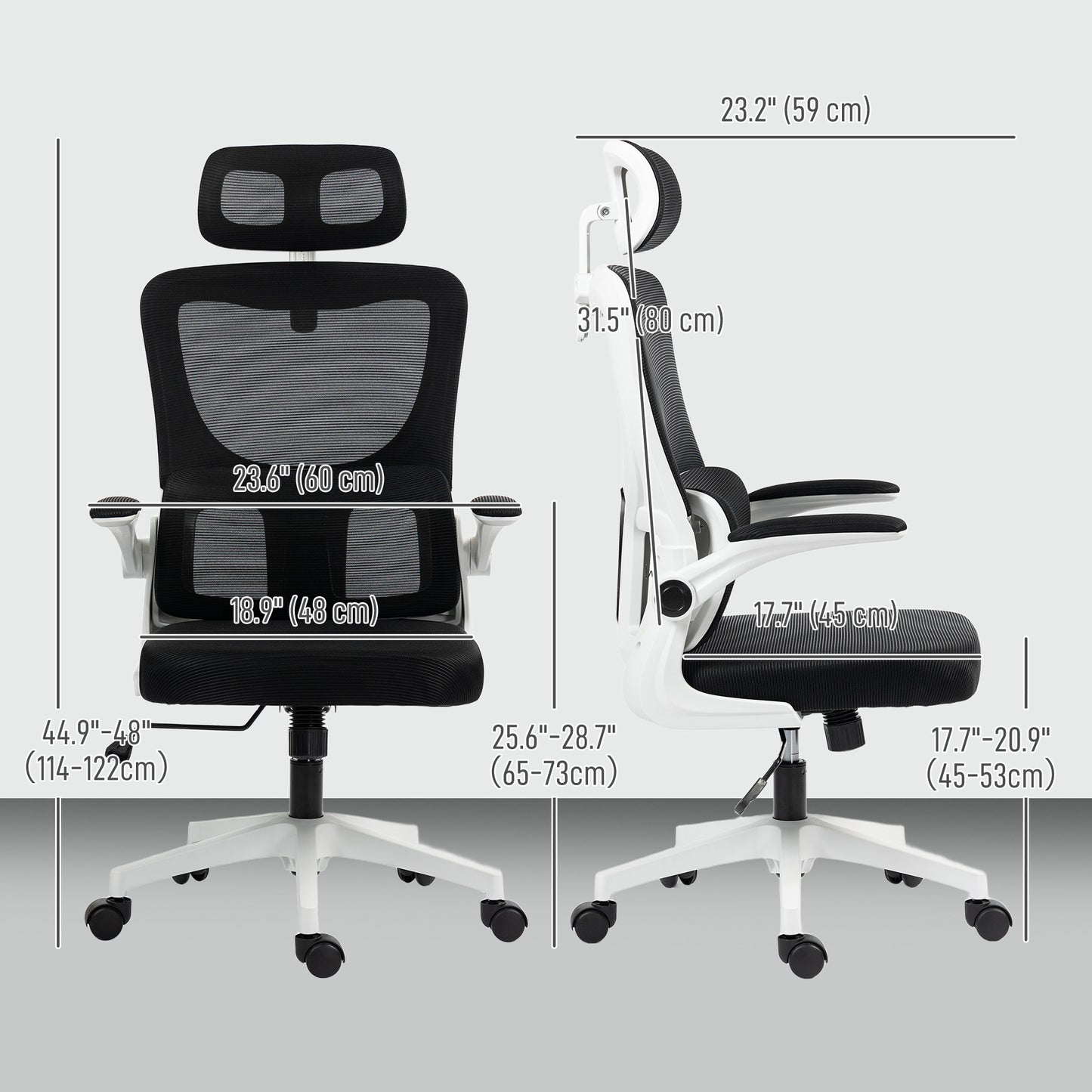 Ergonomic Mesh Office Chair - Black