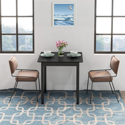 Black Square Farmhouse Dining Table