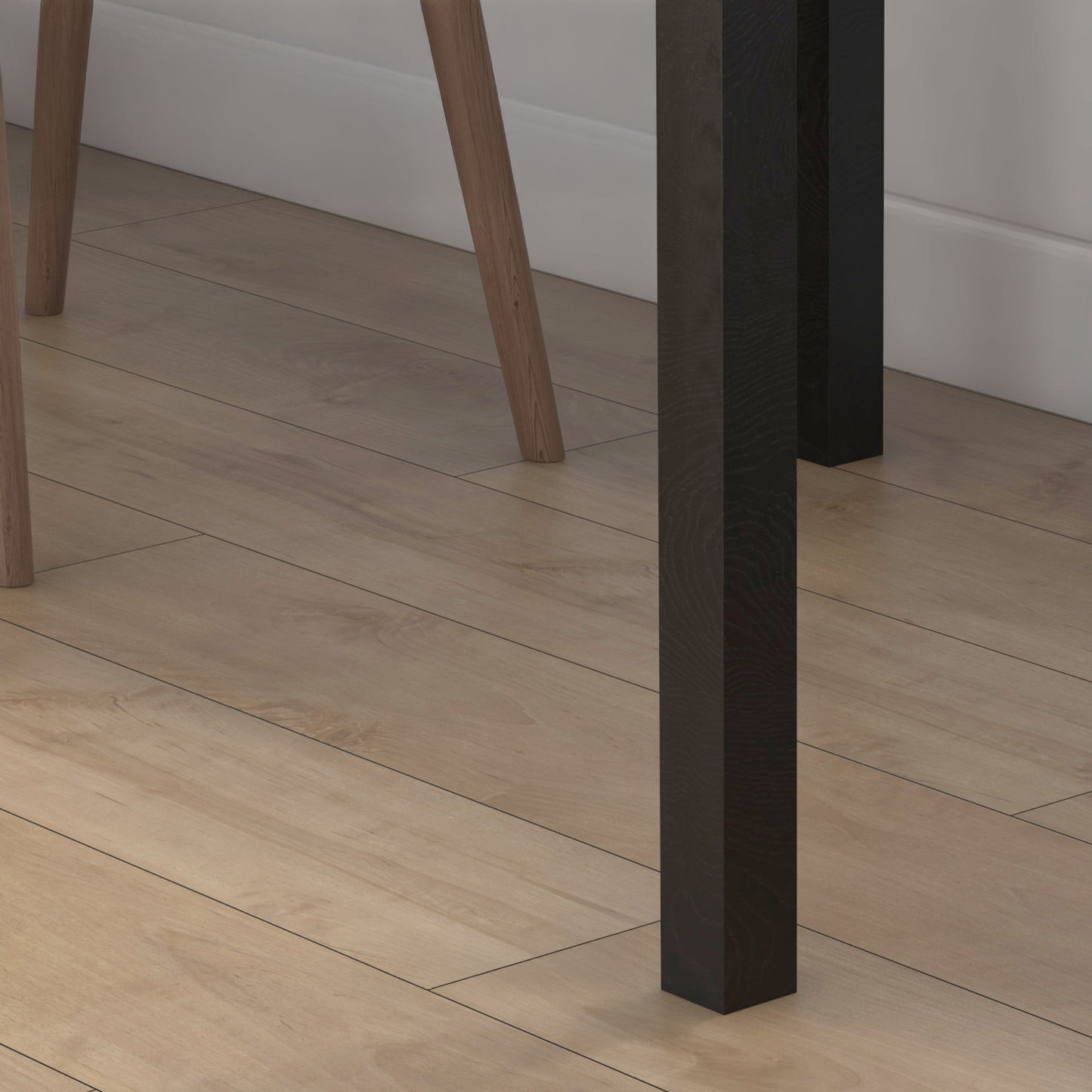 Black Square Farmhouse Dining Table
