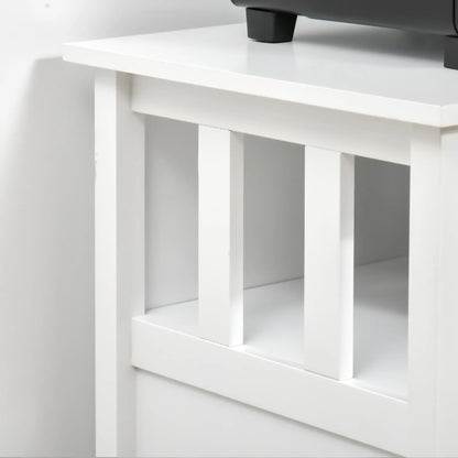 42" Storage Cabinet with 2 Doors and Adjustable Shelving, White