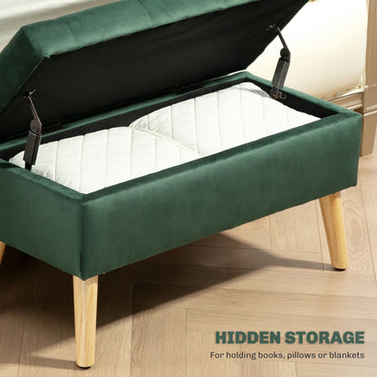 Round Storage Ottoman with Tufted Top, Dark Grey