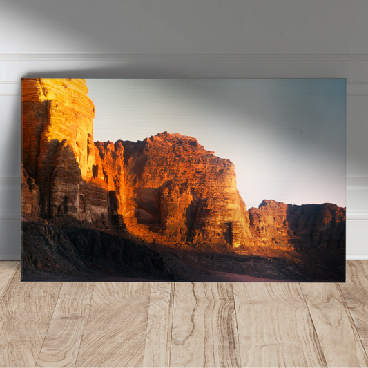 Majestic Red Rock Landscape Metal Wall Art