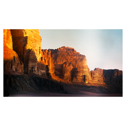 Majestic Red Rock Landscape Metal Wall Art