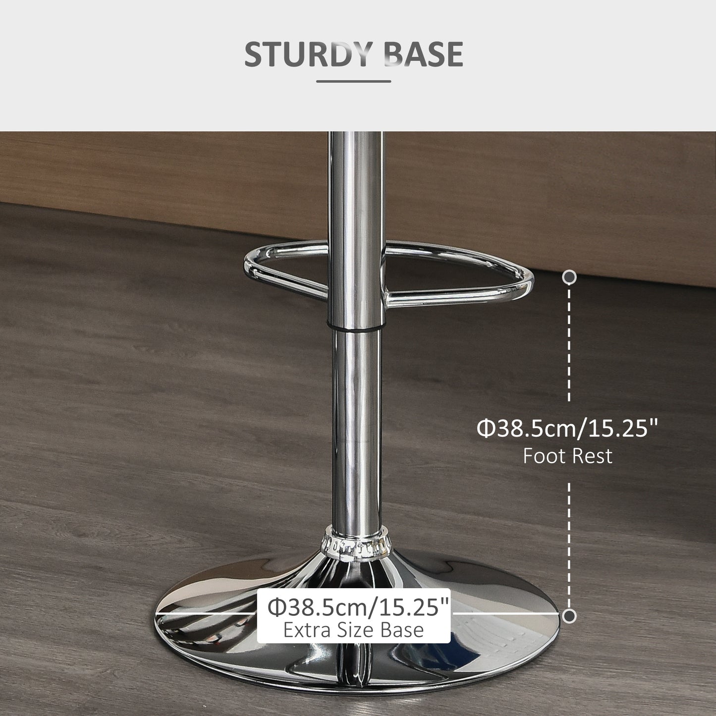 Adjustable Swivel Counter Stools with Linen Fabric, Gray (Set of 2)