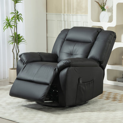 Luxury Massage Recliner Chair with 8 Vibration Points, Black